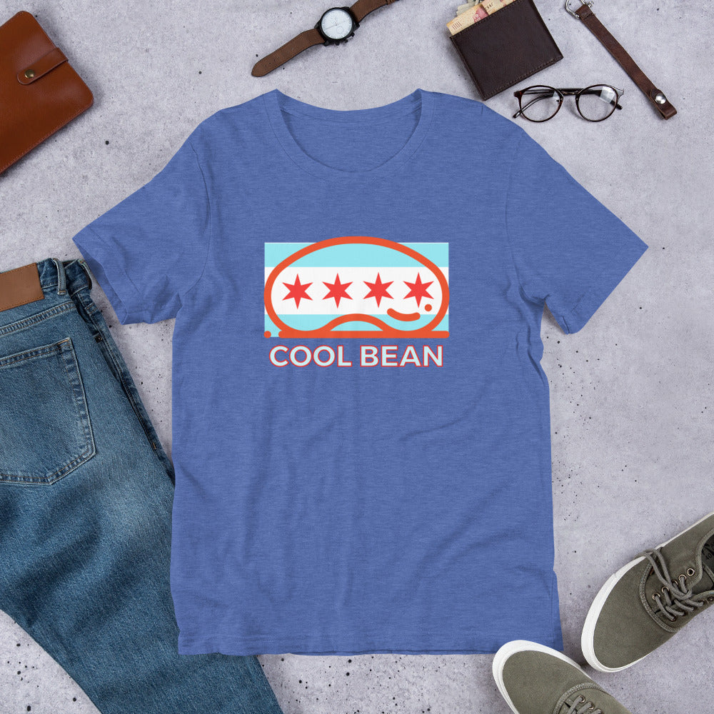 Chicago Bean T-shirt Bear - Great Chicago Gifts