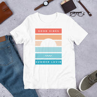Good Vibes Summer Lovin T-shirt, Unisex t-shirt, Good Vibes Tee, Good Vibes Only T-shirt, Summer Lovin T-shirt, Summer Vibes Tee, Good Vibes
